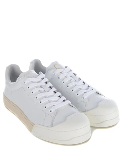 Shop Marni Sneakers In White