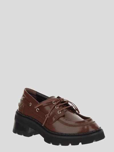 Shop By Far Sequoia Loafers In <p> Loafers In Sequoia Leather With Chunky Rubber Sole