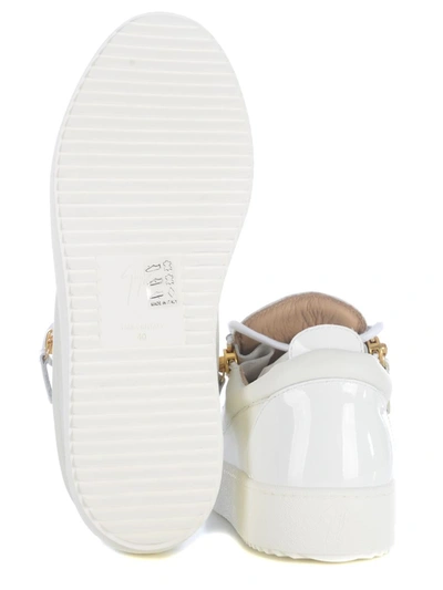 Shop Giuseppe Zanotti Sneakers  "frenkie" In White