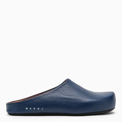 Shop Marni Fussbett Sabot In Blue