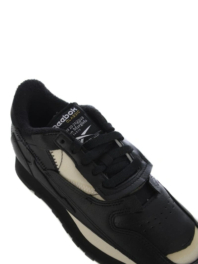 Shop Maison Margiela Sneakers  "mm X Reebok Classic" In Black