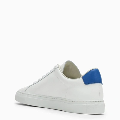 Shop Common Projects Retro White/blue Low Trainer