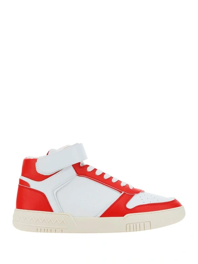 Shop Acbc Sneakers In Red/white