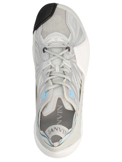 Shop Lanvin 'flash-x' Sneakers In Gray