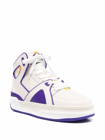 Shop Just Don Courtside Hi Sneakers In Purple