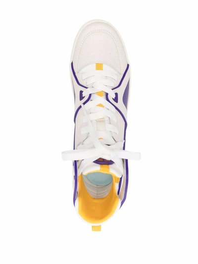 Shop Just Don Courtside Hi Sneakers In Purple