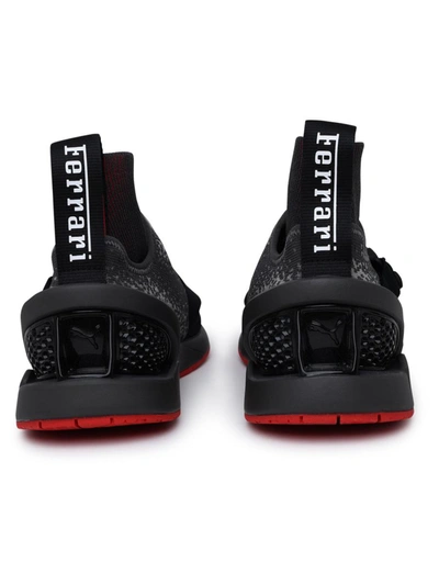 Shop Ferrari Ion F Hybrid Plexiglass In Polyester Ion Sneakers In Black