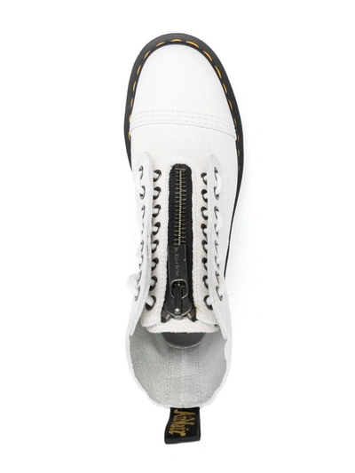 Shop Dr. Martens' Dr. Martens Sinclair Leather Ankle Boots In White