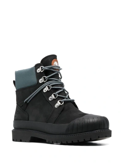 Shop Timberland Leather Shoe In Black