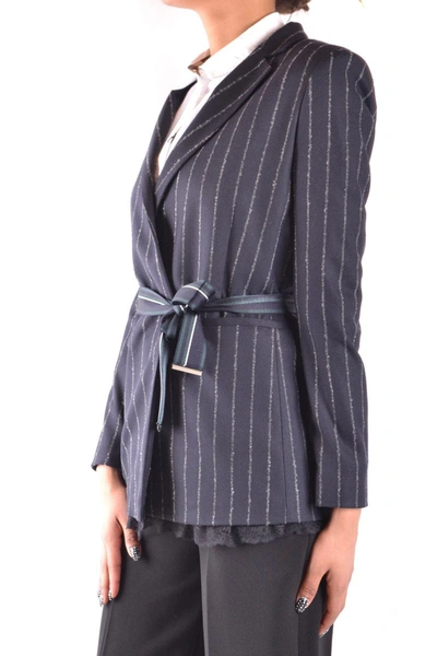 Shop Pinko Jacket In Dark Blue