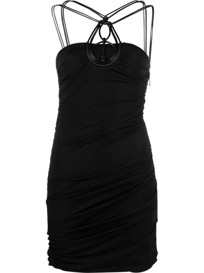 Shop Isabel Marant Disako Mini Dress In Black