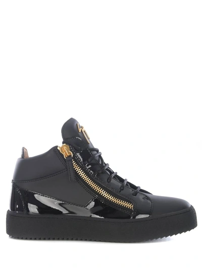 Shop Giuseppe Zanotti High Sneakers In Black