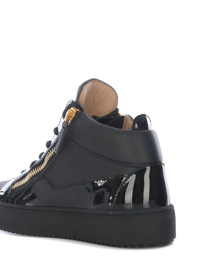 Shop Giuseppe Zanotti High Sneakers In Black