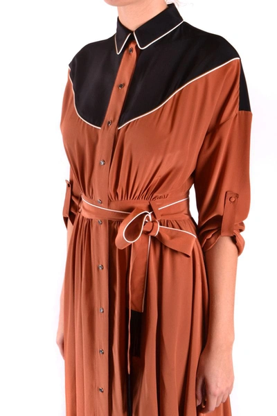 L.a L.a Tex Dress In Rust