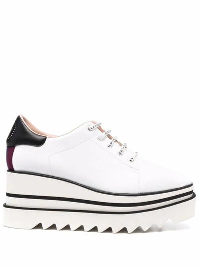 Shop Stella Mccartney Sneak-elyse Platform Sneakers In White