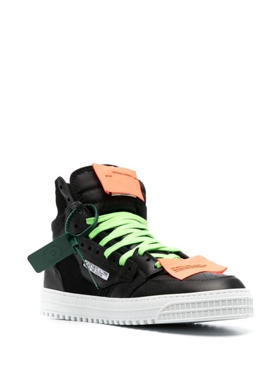 Shop Off-white 3.0 Off Court Leather Sneakers In Black