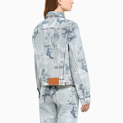Shop Off-white ™ Light Blue/blue Denim Jacket