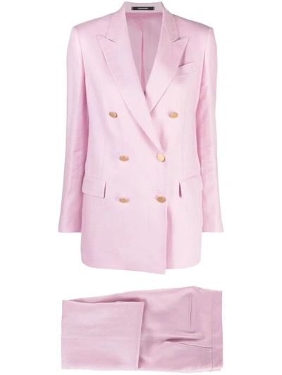 Shop Tagliatore 'jasmine' Two-piece Suit In Pink
