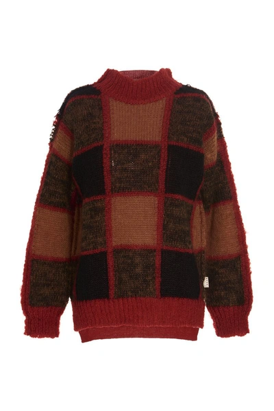 Shop Marni Multicolor Print Sweater