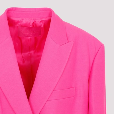 Shop Valentino Jacket In Pink &amp; Purple