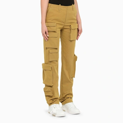 Shop Off-white ™ Cargo Trousers In Green