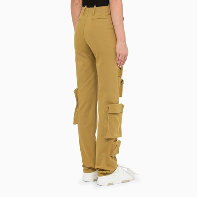 Shop Off-white ™ Cargo Trousers In Green