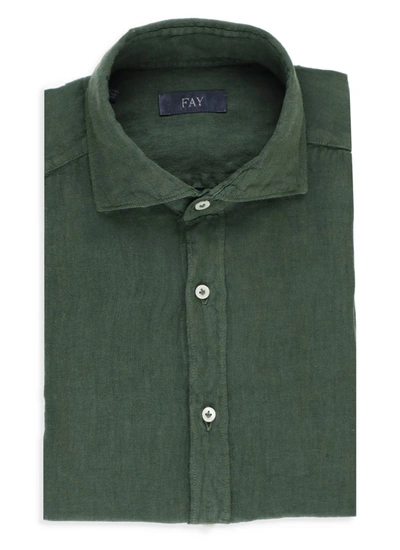 Shop Fay Shirts Green