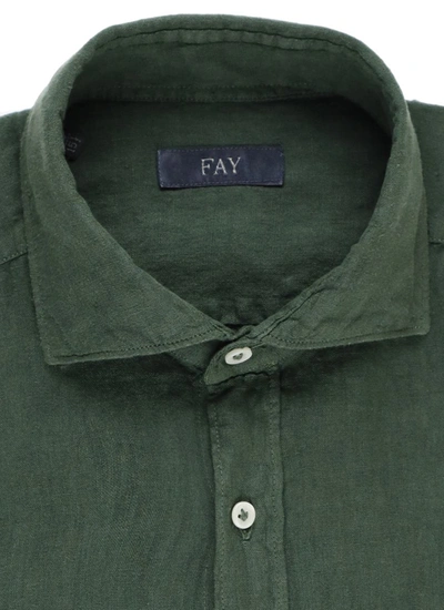 Shop Fay Shirts Green
