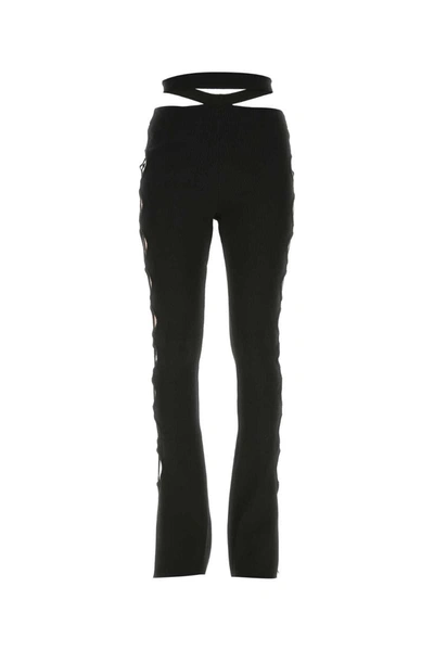 Shop Andrea Adamo Pants In Black