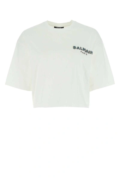 Shop Balmain T-shirt In White