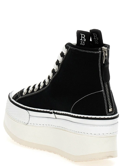 Shop R13 Platform Sneakers In Black