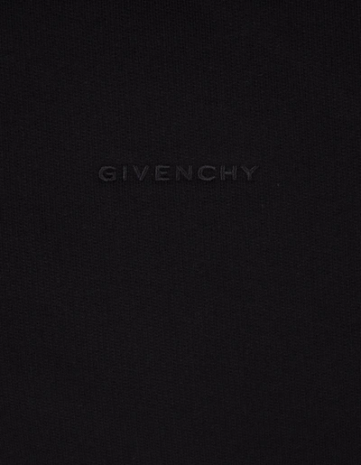 Shop Givenchy Crop Hoodie In Black