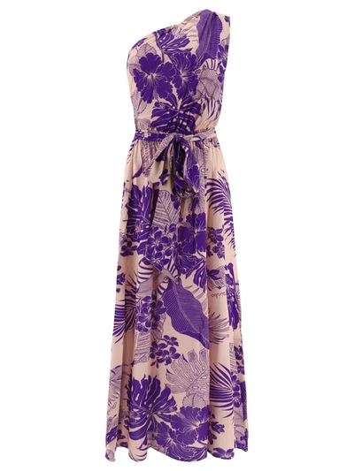 Shop Pinko "agave" Dress In Purple