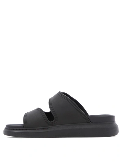 Shop Alexander Mcqueen "hybrid" Sandals In Black