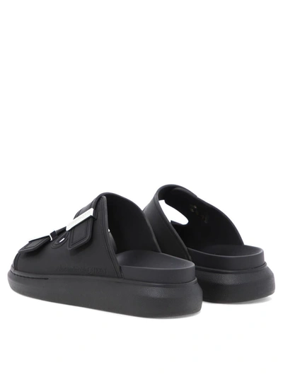 Shop Alexander Mcqueen "hybrid" Sandals In Black