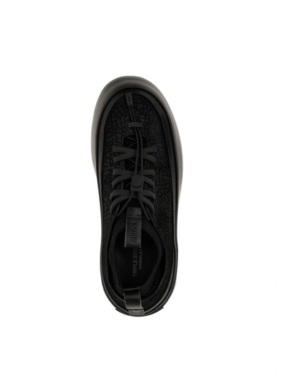 Shop Ermenegildo Zegna Mr. Bailey Capsule 'triple Stitch' Sneakers In Black