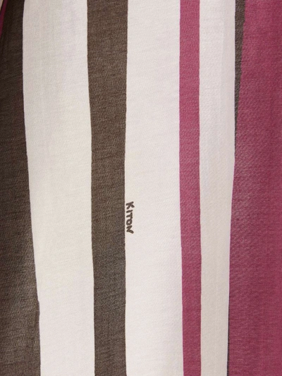 Shop Kiton Striped Shirt In Multicolor