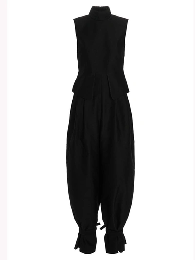 Shop Rochas 'luxury' Jumpsuit In Black