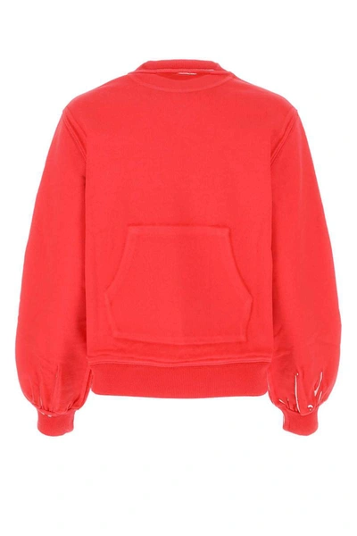 Shop Miu Miu Sweatshirts In Red