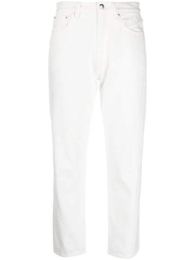 Shop Totême Toteme Jeans In Off-white