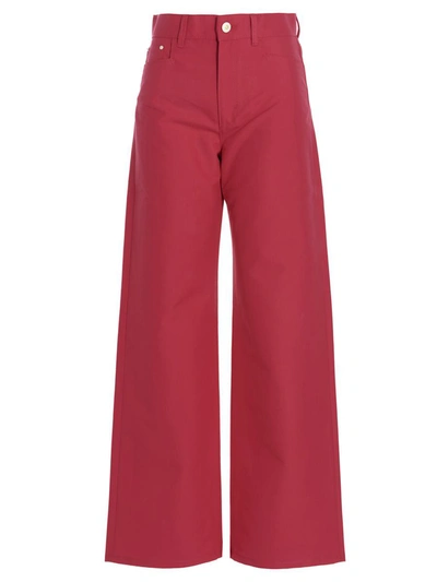 Shop Wandler 'flare' Pants In Fuchsia