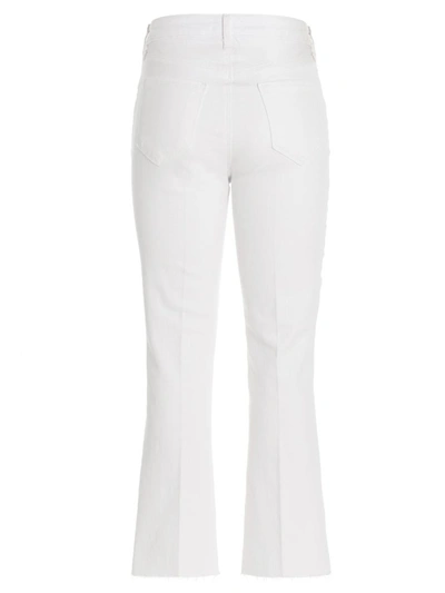 L'agence Marty Ultra High Rise Flare Jeans In White