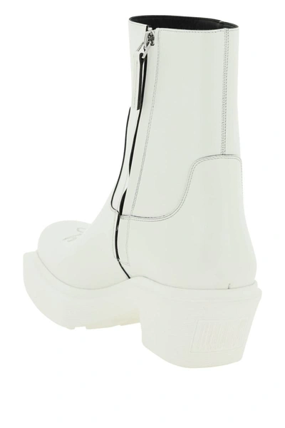 Shop Vtmnts Leather Cowboy Boots In White