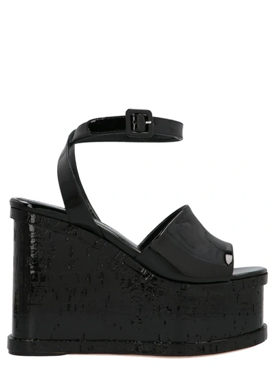 Shop Haus Of Honey 'lacquer Doll' Wedges In Black