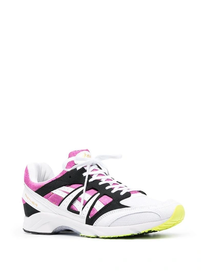 Shop Comme Des Garçons Sneaker With Mesh Panels In Pink