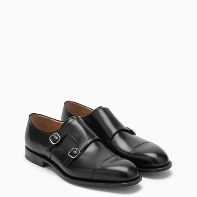 Shop Church's Monk Strap Cowes 173 Derby Shoes In Black