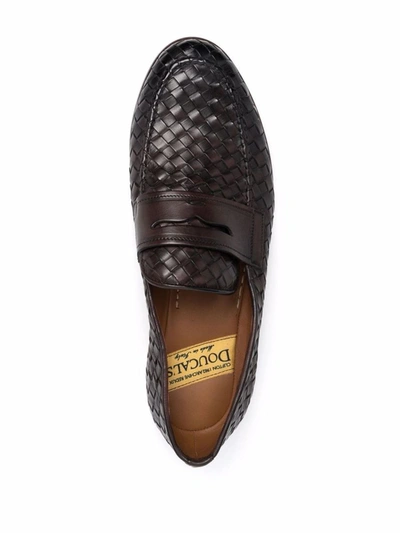 Shop Doucal's Leather Shoe In Brown