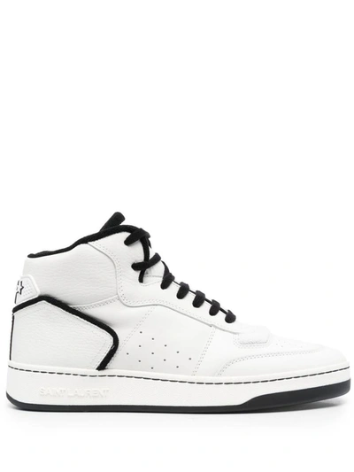 Shop Saint Laurent Sneakers Shoes In White