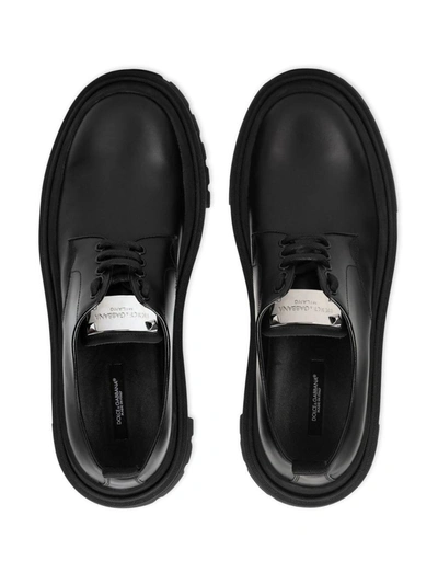 Shop Dolce & Gabbana Leather Shoe In Black