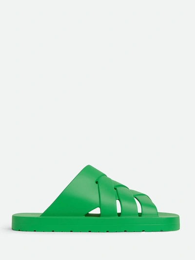Shop Bottega Veneta Flintston Mule Shoes In Green